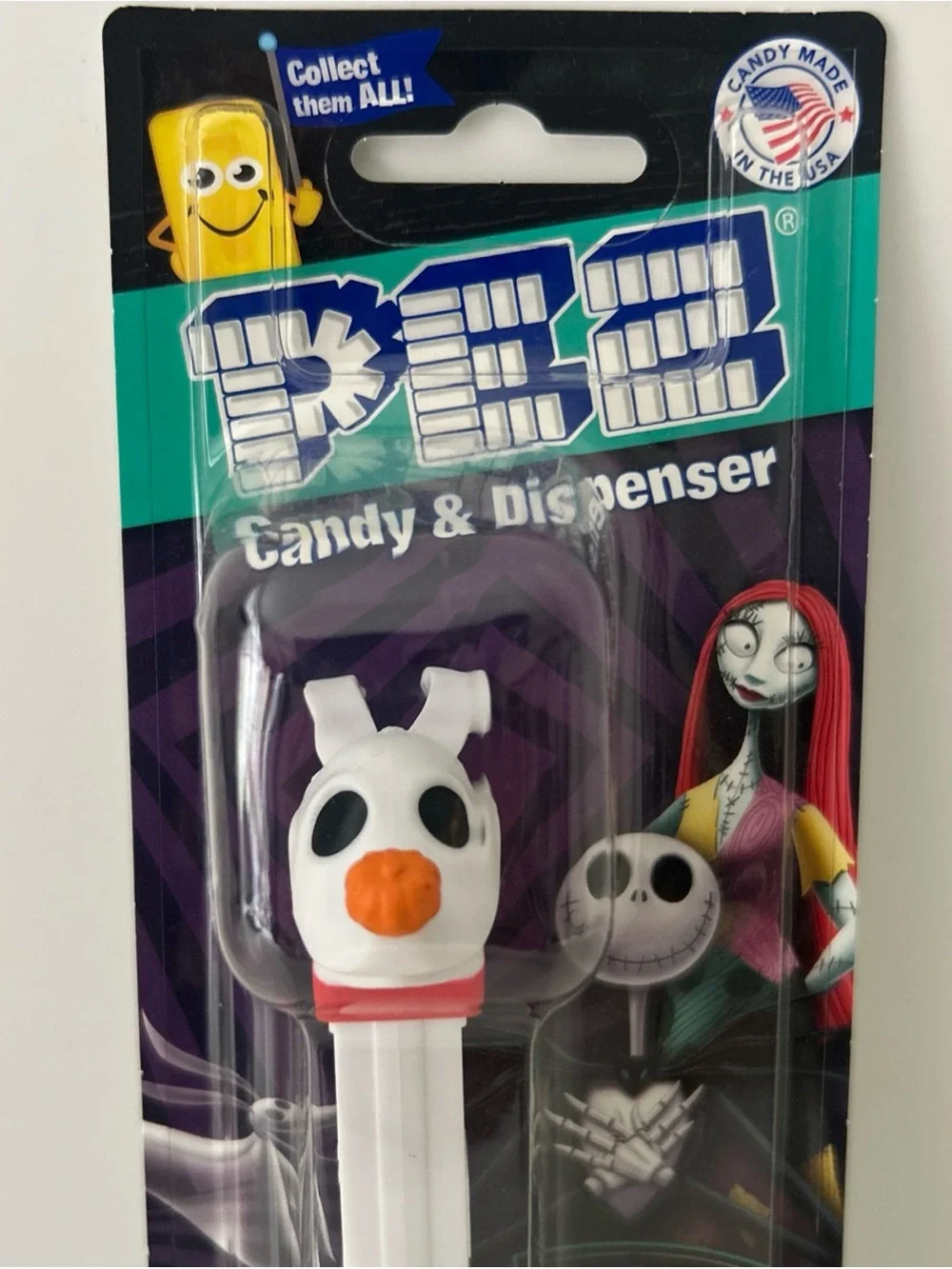 PEZ The Nightmare Before Christmas Jack Skellington, Sally & Zero Dispenser Set